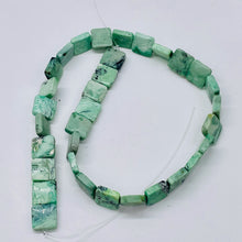 Load image into Gallery viewer, Mojito Natural Green Turquoise Square Coin Bead Strand 107412G
