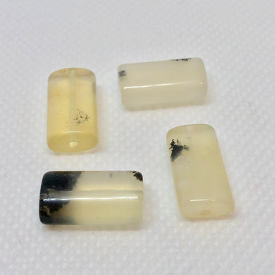 4 Golden Dendritic Opal Rectangular Beads 003190 - PremiumBead Primary Image 1