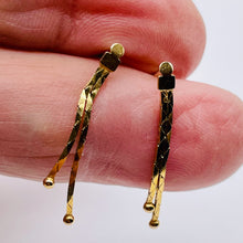Load image into Gallery viewer, 14K Gold Chain Drop Dangle Earrings | 1&quot; Long | Gold | 1 Pair |
