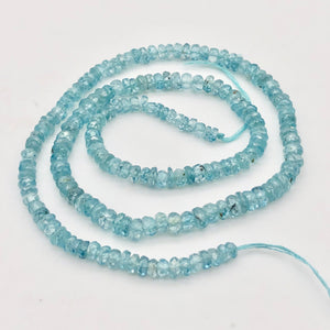 78.9cts Natural Blue Zircon 4x2.5-3x1.5mm Graduated Faceted Bead Strand 10845 - PremiumBead Alternate Image 9