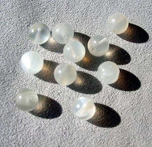 10 White Moonstone 6mm Round Beads 5029 - PremiumBead Alternate Image 2