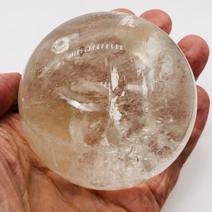 Crystal Ball 3 Inch Sphere Round | 3" Diameter | Clear | 1 Sphere
