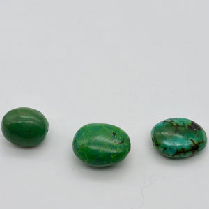 Amazing! 3 Genuine Natural Turquoise Nugget Beads 75cts 010607U - PremiumBead Alternate Image 2