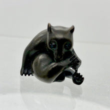 Load image into Gallery viewer, Carved &amp; Signed Adorable Koala Bear Teak Ojime Bead | 20x18x16mm | Brown - PremiumBead Alternate Image 3
