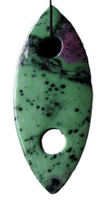 Load image into Gallery viewer, Wow Ruby Zoisite Marquis Centerpiece Pendant Bead 8701N
