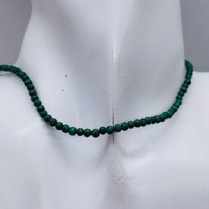 Malachite Round Bead Strand | 3mm | Green | 150 Beads |