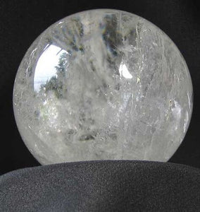 Rare Voyager Quartz 2 3/4 inch Sphere 445 Grams 9703 - PremiumBead Alternate Image 2