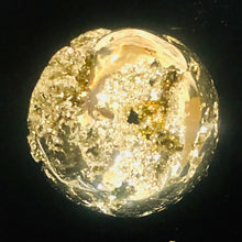 Load image into Gallery viewer, Pyrite Scry Crystal Round | Golden | 1 Sphere | 39mm | 118g |
