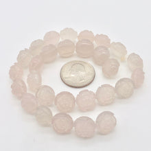 Load image into Gallery viewer, Bloomin&#39; 2 Carved Flower Pink Chalcedony Rose Double Drilled Beads 10783 - PremiumBead Alternate Image 5
