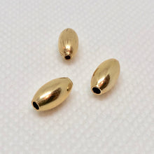 Load image into Gallery viewer, One (1) Designer 14K Gf Smooth 9x5mm Oval Bead - PremiumBead Alternate Image 2

