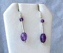 Load image into Gallery viewer, Unique Amethyst &amp; Sterling Silver Earrings 6379B - PremiumBead Alternate Image 2
