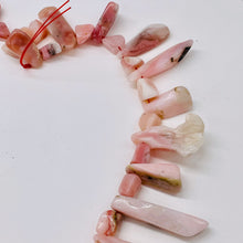 Load image into Gallery viewer, Peruvian Opal 91g Varied Bead Strand | 16&quot; | Pink | 43 Beads |

