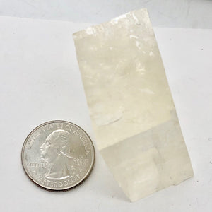 Optical Calcite / Raw Iceland Spar Natural Mineral Crystal Specimen | 1.6x1.2" | - PremiumBead Alternate Image 4
