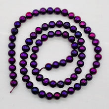 Load image into Gallery viewer, Fresh Water Pearl Strand Round | 5 mm | Magenta Purple | 75 Beads |
