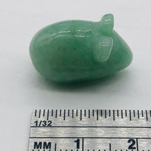 Load image into Gallery viewer, Aventurine Carved Mouse Figurine Worry Stone | 19x11x11 mm | Green
