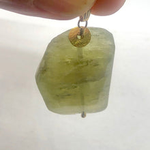 Load image into Gallery viewer, Kunzite Hiddenite Crystal 14K Gold Filled Pendant| 1 1/2&quot; Long|Green | 1 Pendant
