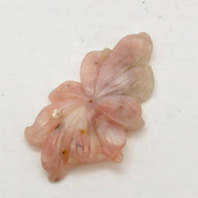 Load image into Gallery viewer, Hand Carved Amazing Pink Peruvian Opal Flower Pendant Bead | 51x31x4mm| 35cts | - PremiumBead Primary Image 1
