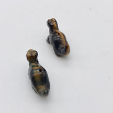 Load image into Gallery viewer, Dinosaur 2 Carved Tiger&#39;s Eye Diplodocus Beads | 25x11.5x7.5mm | Golden - PremiumBead Alternate Image 6
