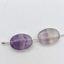 Load image into Gallery viewer, Striped Orchids 10 Natural Fluorite Beads - PremiumBead Primary Image 1
