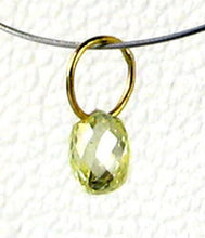 Load image into Gallery viewer, 0.25cts Natural Canary Diamond &amp; 18K Gold Pendant 8798K - PremiumBead Alternate Image 2
