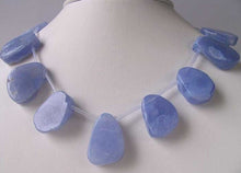 Load image into Gallery viewer, Druzy Blue Chalcedony Briolette Bead Strand 109392I - PremiumBead Alternate Image 5
