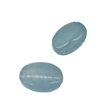 Load image into Gallery viewer, 2 Premium Aquamarine Oval Pendant Beads 008057P
