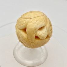 Load image into Gallery viewer, Chinese Zodiac Year of the Snake Waterbuffalo Bone Bead | 30mm| Cream | 1 Bead | - PremiumBead Alternate Image 4

