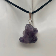 Load image into Gallery viewer, Ribbit Amethyst Frog Solid Sterling Silver Pendant 509266AMS - PremiumBead Primary Image 1
