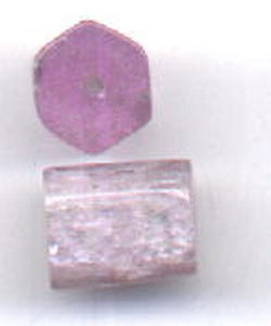 1 Premium Pink Kunzite 8x12mm Hexagon Tube 394 - PremiumBead Alternate Image 3