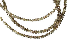 Load image into Gallery viewer, 18cts Natural Champagne Diamond Bead 15 inch Strand 109316
