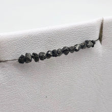 Load image into Gallery viewer, Natural Black Druzy Diamond Beads | 13 Beads | approx. 1&quot; | 2.25x1.5mm | 10594A - PremiumBead Alternate Image 6
