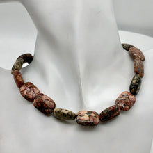 Load image into Gallery viewer, Wild 3 Leopard Skin Jasper Rectangle Beads 7364

