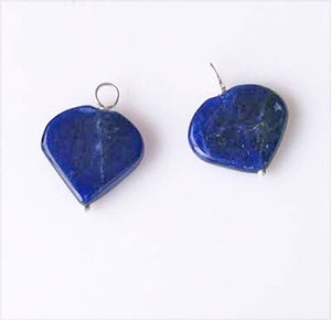 Lovely Heart! Blue Sodalite & Silver Pendant 500514B - PremiumBead Primary Image 1