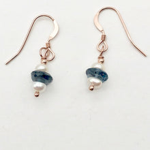 Load image into Gallery viewer, London Blue Topaz 14K Rose Gold Filled Drop | 2 | Blue | 1 Earrings |
