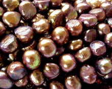 Load image into Gallery viewer, Harvest Coppery Cocoa FW Pearls 8&quot; Strand 004470HS - PremiumBead Primary Image 1
