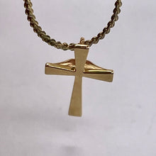 Load image into Gallery viewer, 14K Gold Cross Pendant | 3/4x1/2 inch | Gold | 1 Pendant
