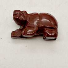 Load image into Gallery viewer, 2 Hand Carved Brecciated Jasper Bear Beads | 13x18x9mm | Dark Brick Red - PremiumBead Alternate Image 6
