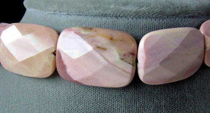 Pink Mookaite Facet 25x18mm Rectangular Bead Strand 104689 - PremiumBead Alternate Image 3
