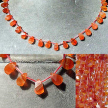 Load image into Gallery viewer, 2 Red Chalcedony Fancy Faceted Briolette Beads 005212 - PremiumBead Alternate Image 4
