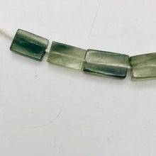 Load image into Gallery viewer, Natural graduated Green Rutilated Quartz rectangular bead strand - PremiumBead Alternate Image 8
