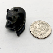 Load image into Gallery viewer, Carved &amp; Signed Adorable Koala Bear Teak Ojime Bead | 20x18x16mm | Brown - PremiumBead Alternate Image 5
