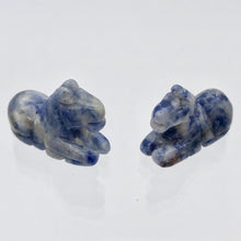 Load image into Gallery viewer, Trusty 2 Carved Sodalite Horse Pony Beads - PremiumBead Primary Image 1

