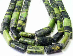 3 Chartreuse Serpentine Jade Pendant Beads 9173 - PremiumBead Primary Image 1