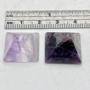 Contemplation Amethyst Pyramid Figurine | 1/2" Tall. 7/8" Base | Purple - PremiumBead Alternate Image 2