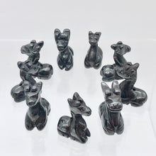 Load image into Gallery viewer, Graceful 2 Carved Hematite Giraffe Beads | 21.5x17x9.5mm | Silver Grey - PremiumBead Alternate Image 9
