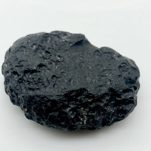 Tektite Display Specimen - Perfect Worry Stone | 1.75x1.38x.5" | Black | Oval | - PremiumBead Alternate Image 5
