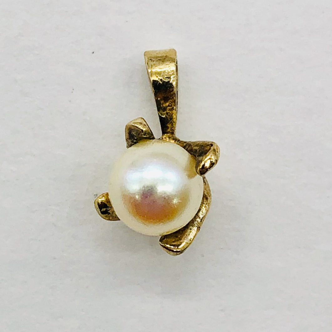 Pearl 14K Gold Filled Drop Pendant | 1/2