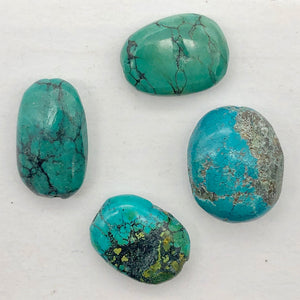 Turquoise Nugget Beads | 22x18x12yo 20x15x8mm | Blue | 4 Beads