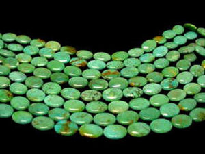2 Natural 16x12x5mm Turquoise Skipping Stone Focal Beads 2194 - PremiumBead Alternate Image 2