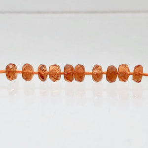 Very Rare!! 10 AAA Mandarin Garnet 3.5mm Beads! - PremiumBead Primary Image 1